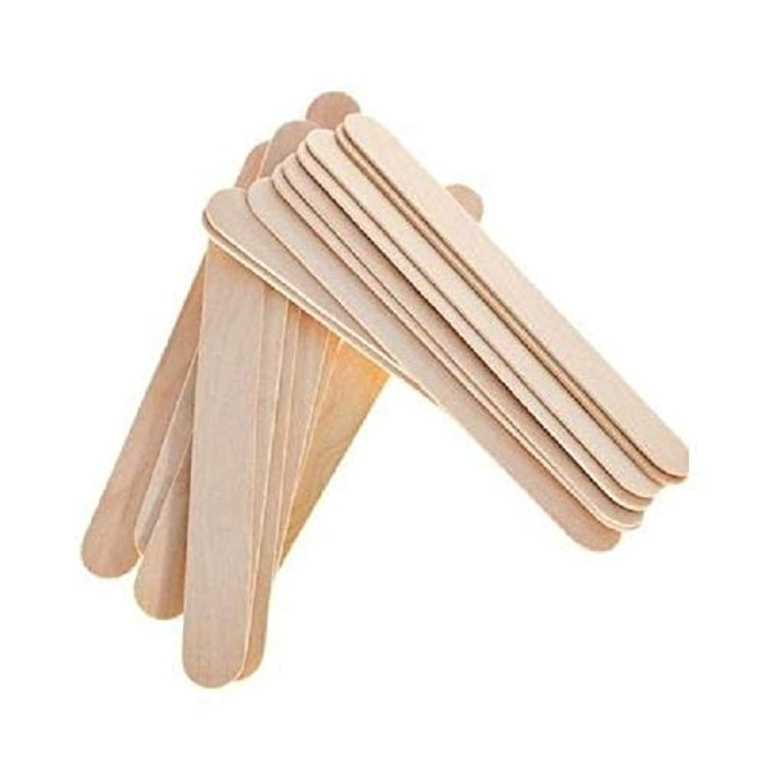 Set of wood wooden sticks to put wax hair removal 100 pieces