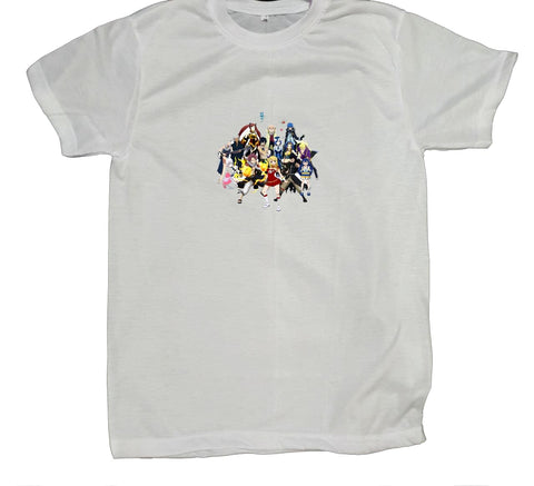 Japaneses anime fairy Erza tail Natsu lucy grayT-shirt 4 (L)
