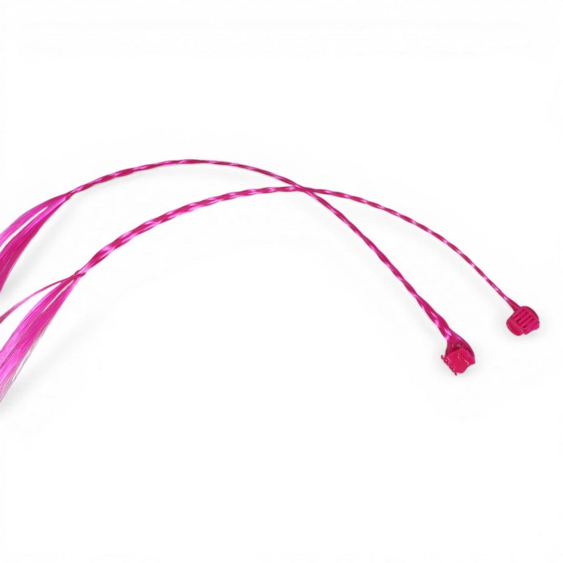 Catch Up Hair Extension for Kids Girls, Colorful Clip In Hair Strand, Soft Synthetic Hair Extension, Easy Clip Non Slip Long Straight Hair Piece for Kids Party Daily Use
