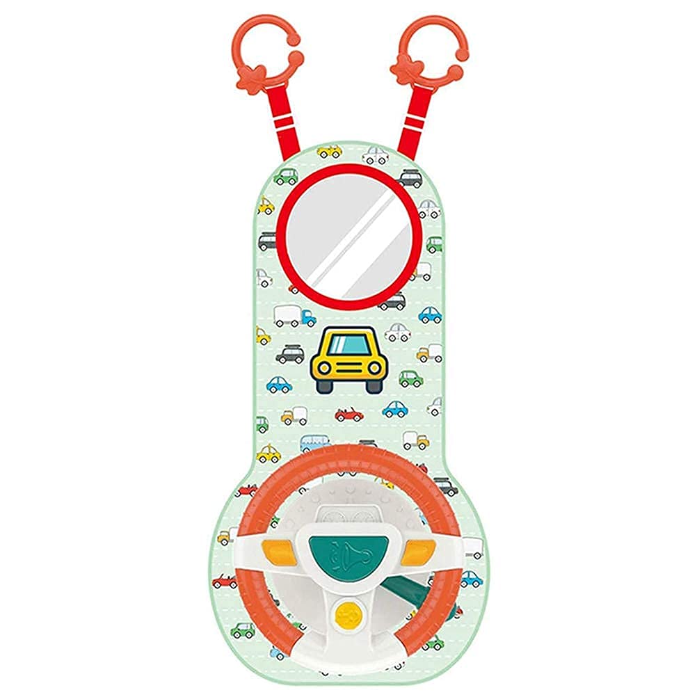 NB Steering Wheel Toy Baby Early Education Driving Simulation Steering Wheel With Light And Driving Sound, Funny Baby Kids Toys Dear-You