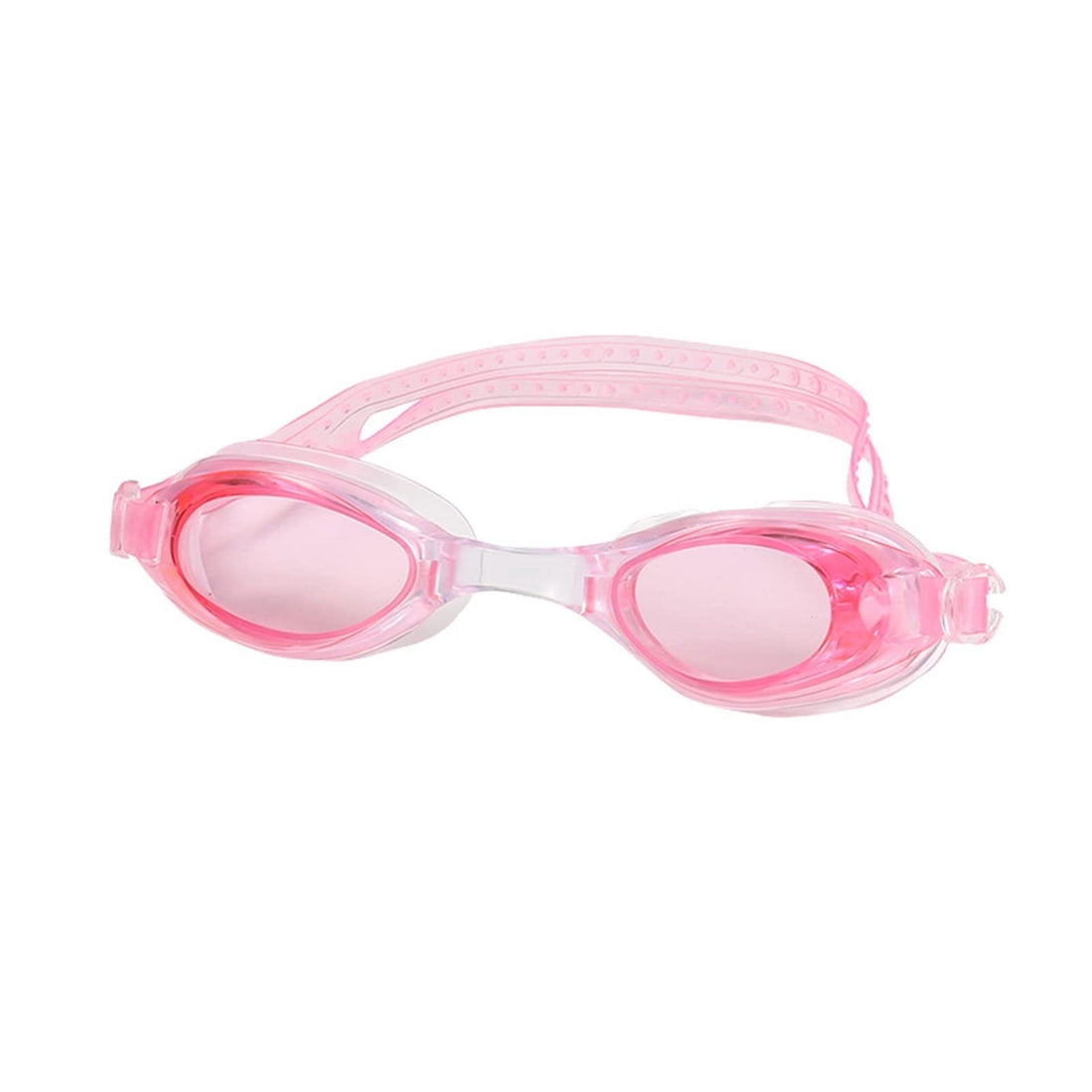 Racerback Swimsuit， Anti Fog Waterproof Swimming Goggles Swiming Pool Swim Sport Water Glasses Eyewear With Bag Earplugs For Men (Color : Pink)