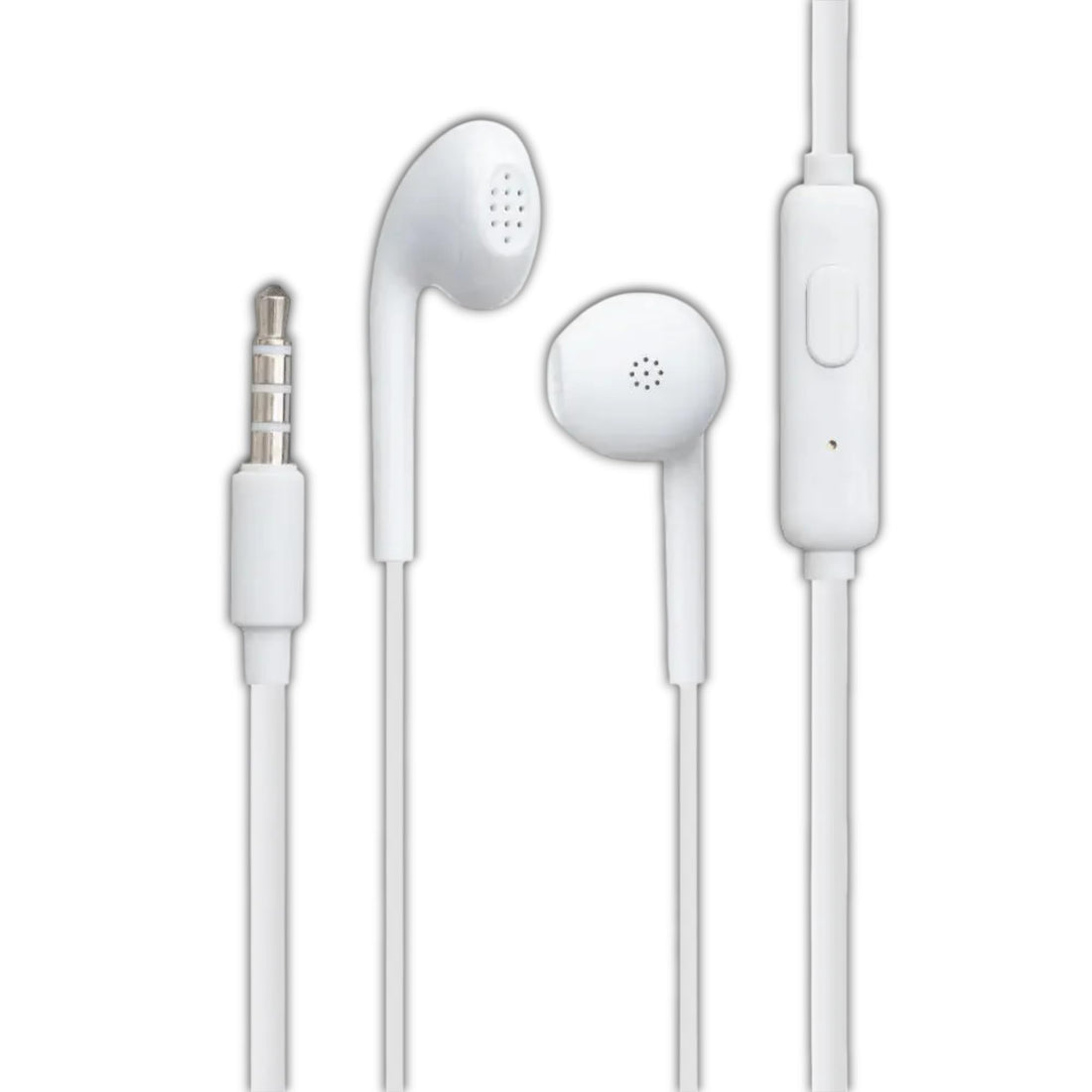 Stereo Wired Gaming Earphones G12 In-Ear with Microphone, High Fidelity Sound, Noise Isolation, 14.2mm Dynamic Speaker, 1.2m TPE Cable, Comfortable Fit, AUX, 3.5mm, White