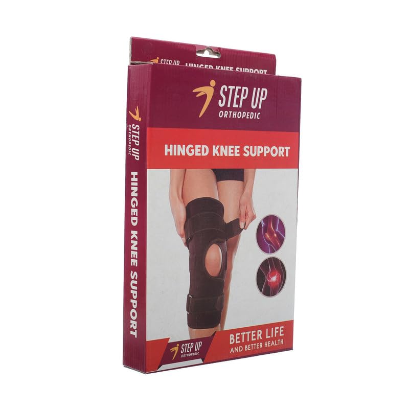 Step Up Hinged Knee Support Size 4Xl Black