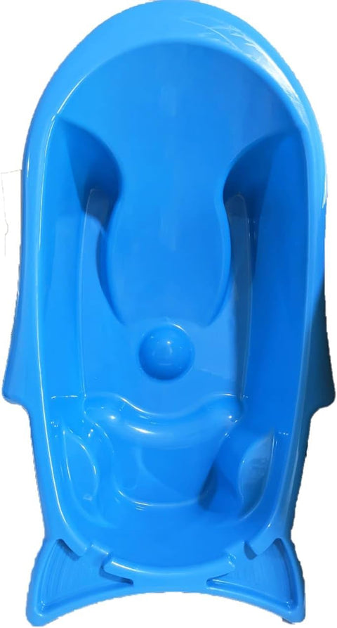 Potty Training for Kids Multicolor – Comfortable and Safe Potty Learning Chair – Durable Plastic Easy to Clean (Baby Bath Blue Fish Shape)