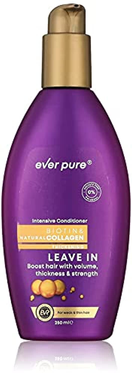 Ever pure leave in cream - biotin & collagen - 250 ml