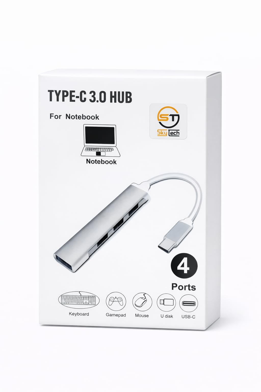 USB Type-C To USB HUB Converter 4 Ports