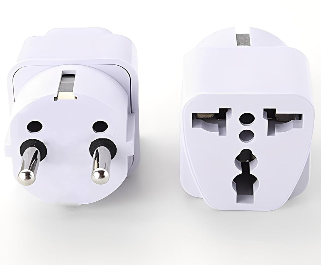 Power Plug Adapter 3Pin – Durable Electrical Power Socket, Safe and Compact Design for Home, Office, and Travel