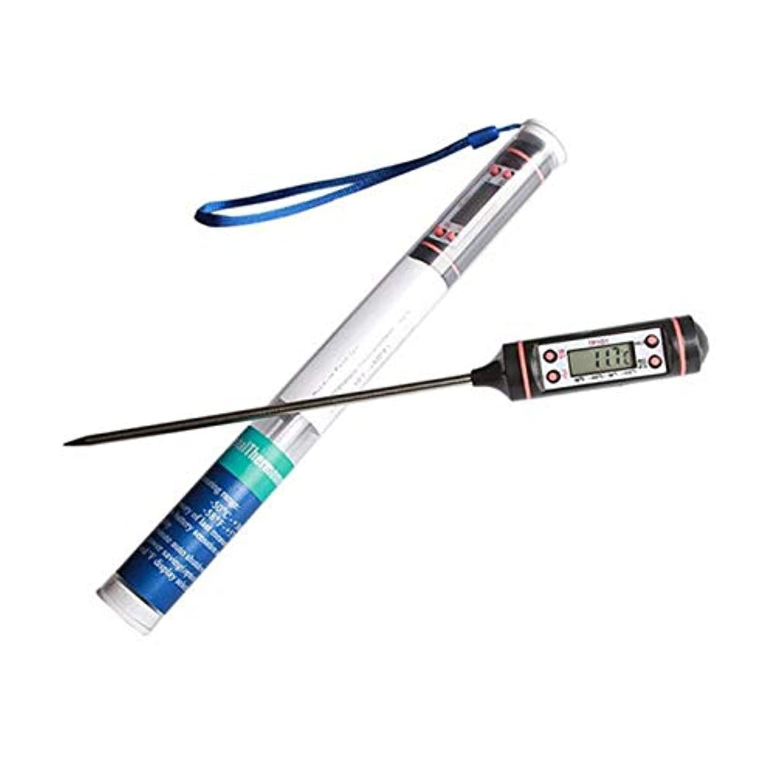 Big Screen Food Baking Digital Display Thermometer Kitchen Electron Probe Type Liquid Barbecue Oil Temperature Measuring Pen