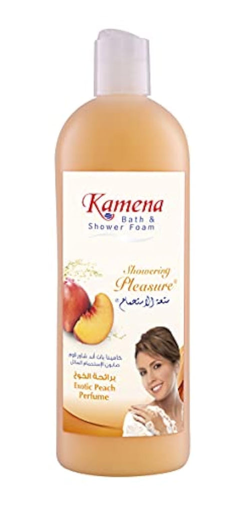 Kamena peach perfume bath and shower foam - 750 ml