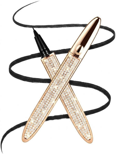 Black Liquid Eyeliner - Water Proof Ultra Matte Long Lasting Slim Jet - Black Eye Liner - 100% Intense Black - Smooth Easy Application Pen Liner