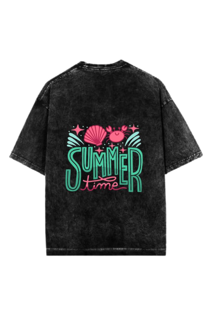 Sammer Vbes T-shirt Washed Back SUMMER time 46