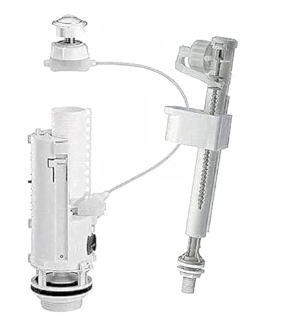 SIAMP Monaco Flush Valve Optima 50 Dual Universal inc. Push Button & Inlet