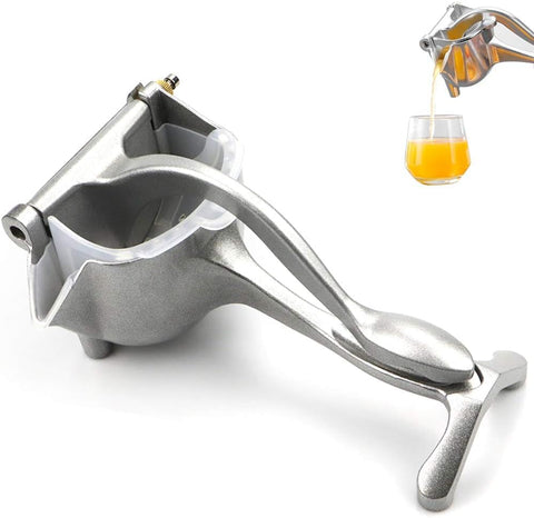 Next Store Metal Manual Fruit Press Juicer Pomegranate Orange Lemon Juice Press Powerful Juicer Machine Long Handle Removable Inner Liner