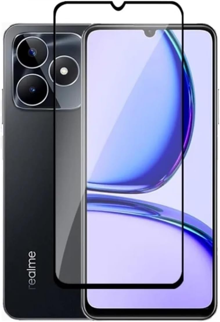 Tempered Glass Screen Protector – 9H Hardness – Full Coverage – Anti-Scratch – Compatible with Realme Note 50
