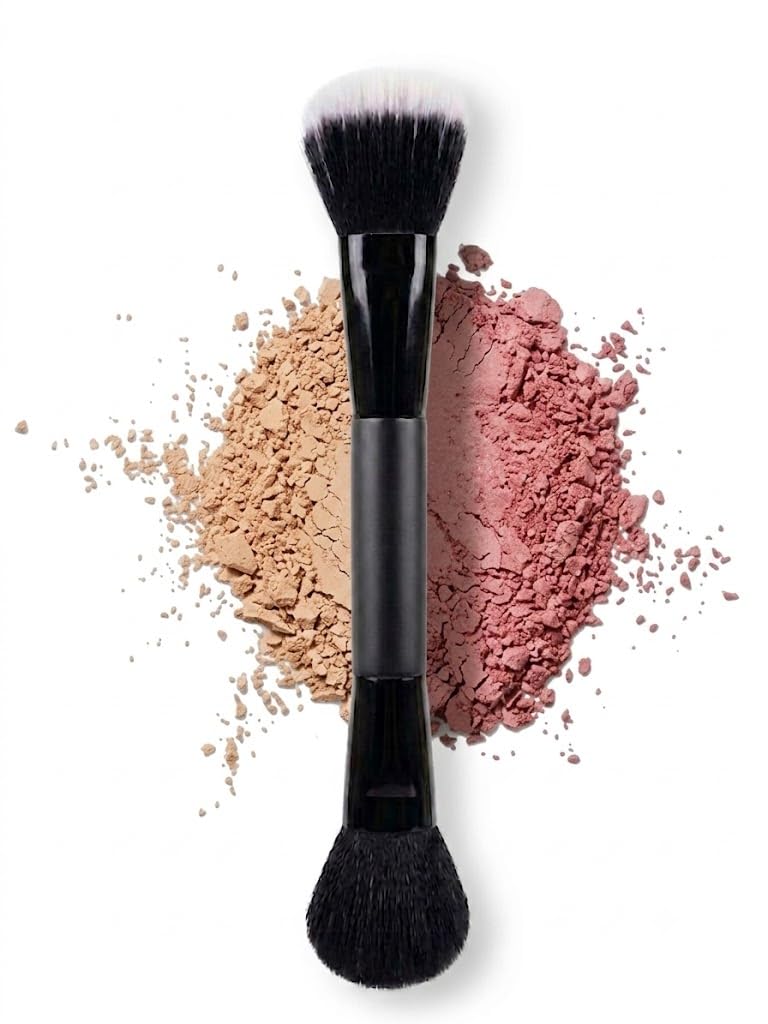 Foundation Makeup Brush for Liquid Flawless Full Coverage Blending Buffing Complexion Base Corrector Powder Contour Pro Make Up Tools with Soft Short Densely Bristles