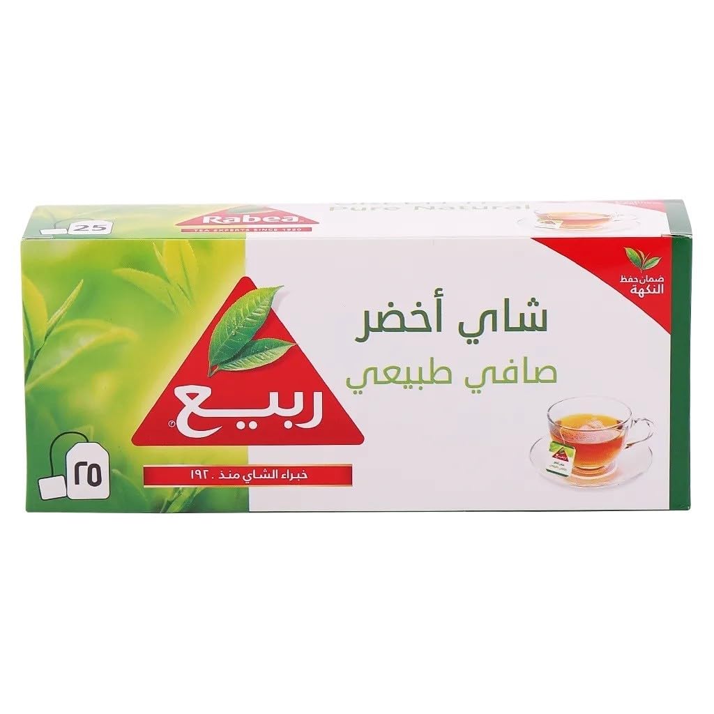 Rabea Pure Naturals Green Tea Bags 50x1.8 g
