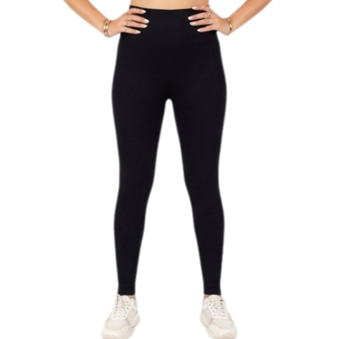 Women's Waist Athletic Leggings, Compression Pants, Full Length Workout Tights for Exercise, Fitness, Up to 75 KG-بنطلون رياضي ضيق للنساء بخصر عالٍ، بنطلون ضاغط، بنطلون ضيق للتمرين بطول كامل