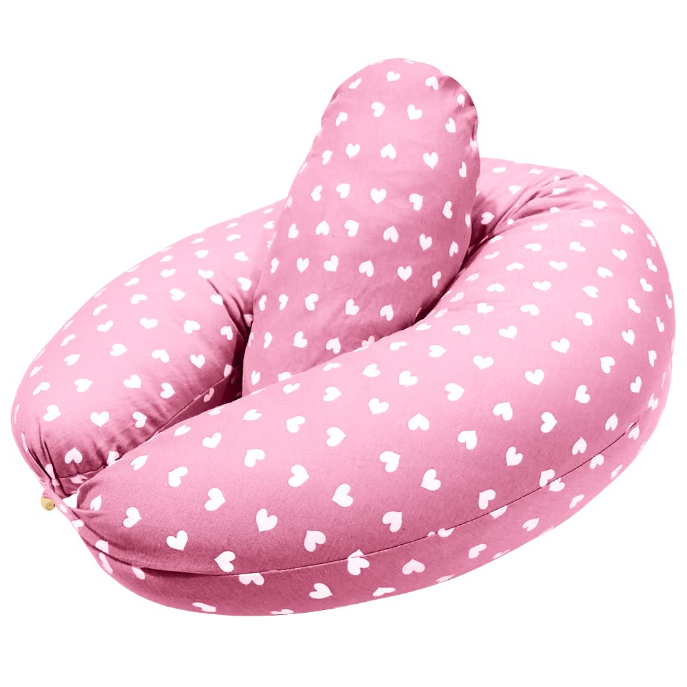 Nursing Pillow for Breast Feeding with Ergonomic Support | Pregnancy Body Pillow for Maternity Support | Multifunctional 5 in 1 Nursing Breastfeeding Pillow C Shape Pillow Pack of -1