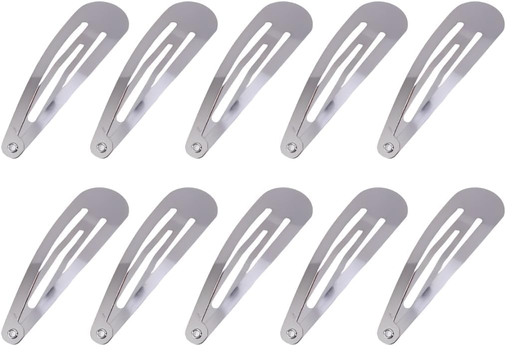 Metal Hair Clips Set – Durable Hair Pins & Barrettes – Stylish Hair Accessories for Women and Girls (Silver - 1 Pieces)