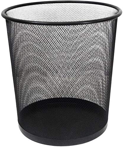 Wd17-5002 Metal & Net Laundry Basket (Black)