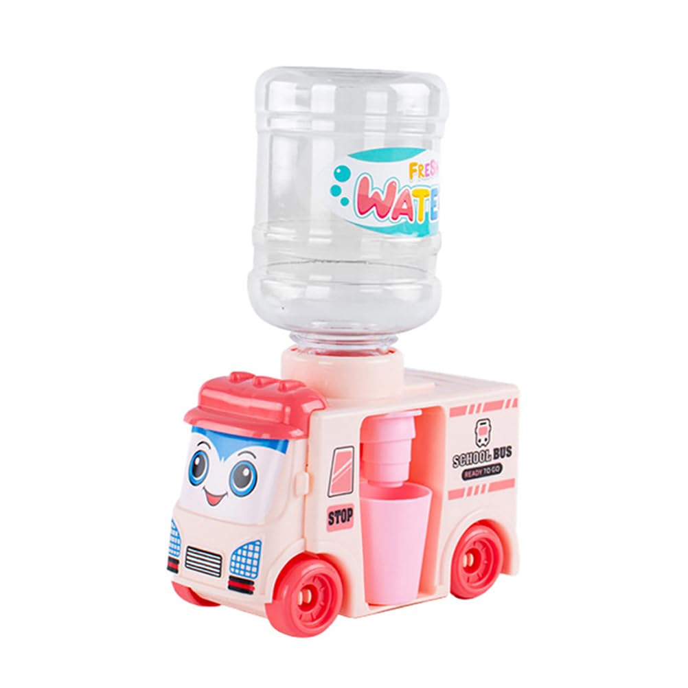 Simulation Water Dispenser Bus Mini Double Water Dispenser Kitchen Play Pretend Toys Family Scene Toys