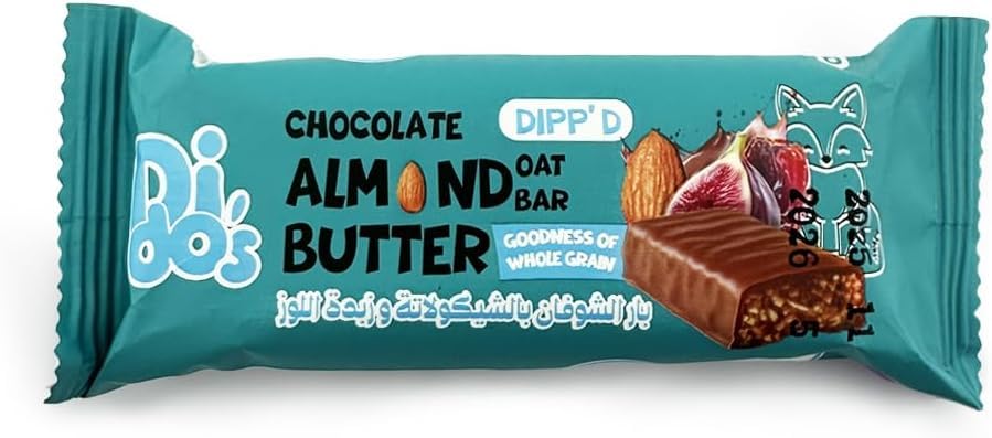 Dido`s Chocolate dipp'd almond butter oat bar - 55g*12pcs