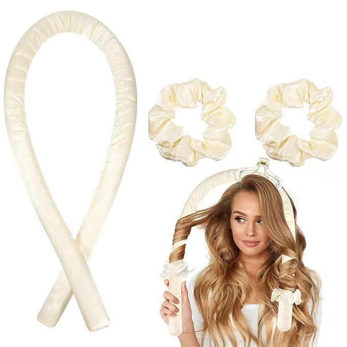 Curling Rod Headband Heatless Hair Curler