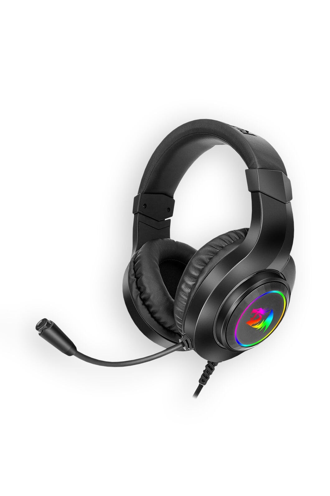 Redragon Hylas H260 RGB Gaming Headphones - Gaming Headphones with Stereo Sound - Large Earpads - Compatibility Xbox One, Nintendo Switch, PS4/5, Mac, PC or Laptop