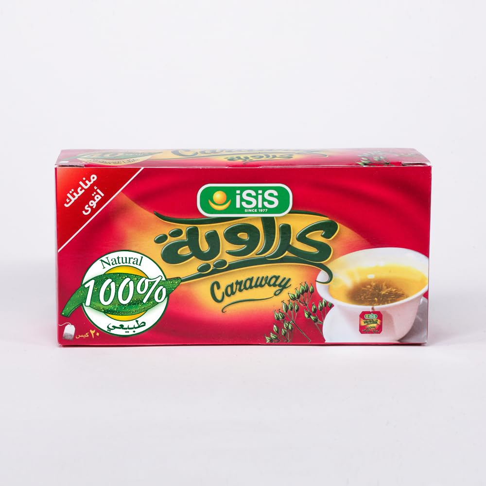 iSiS Natural Caraway Herbal Tea – 20 Envelopes