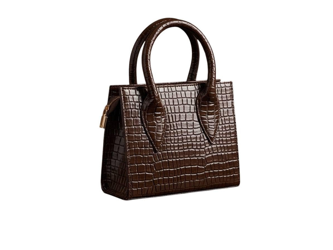 Women's Handbag, Multi Color, Faux Leather, Elegant Small Tote Bag