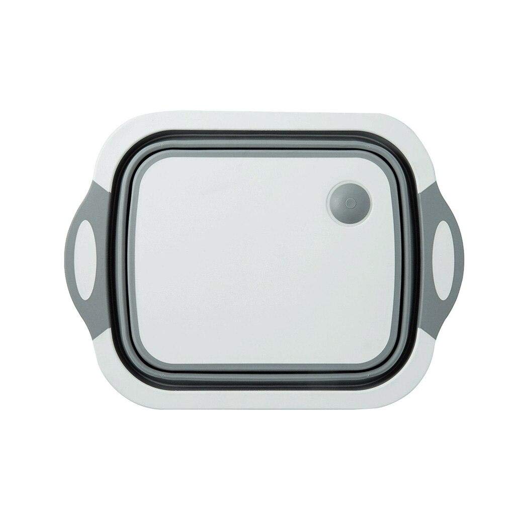 Silicone Washing Basin Vegetable Basket with Water Outlet