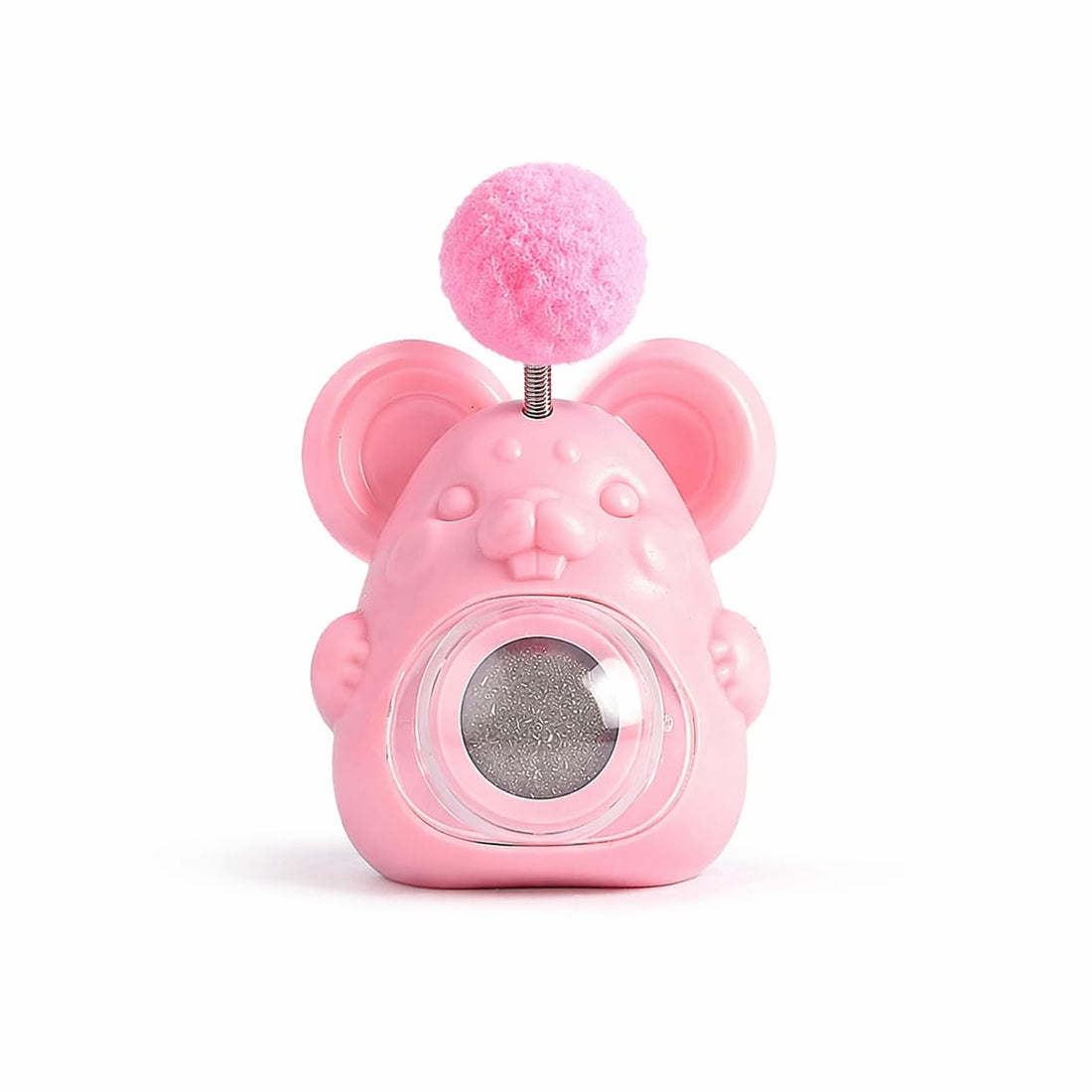 Catnip Balls for Cats Wall, Cute Mouse Shape Catnip Wall Ball, Rotatable Teeth Cleaning Interactive Cute Adhesive Cat Licking Ball for Indoor.(Random colour)