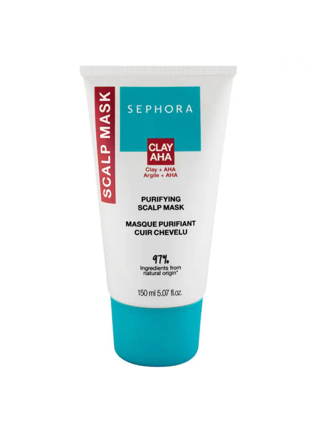 Sep-hora COLLECTION Purifying Green Clay Scalp Mask + AHA 150ml -made in Italy