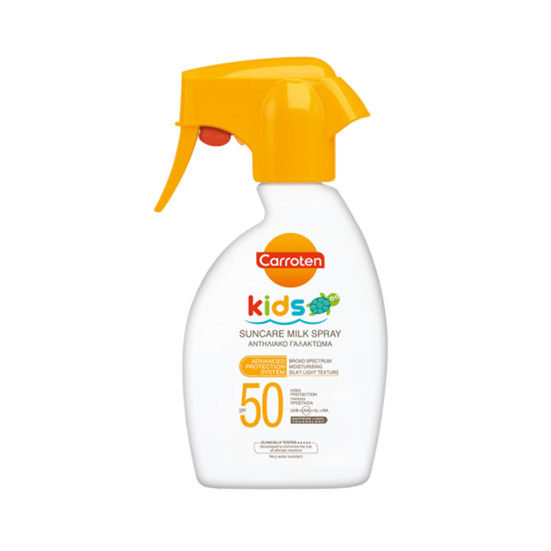 Carroten Kids Milk Spray, Sensitive Skin, SPF 50+, 270ml