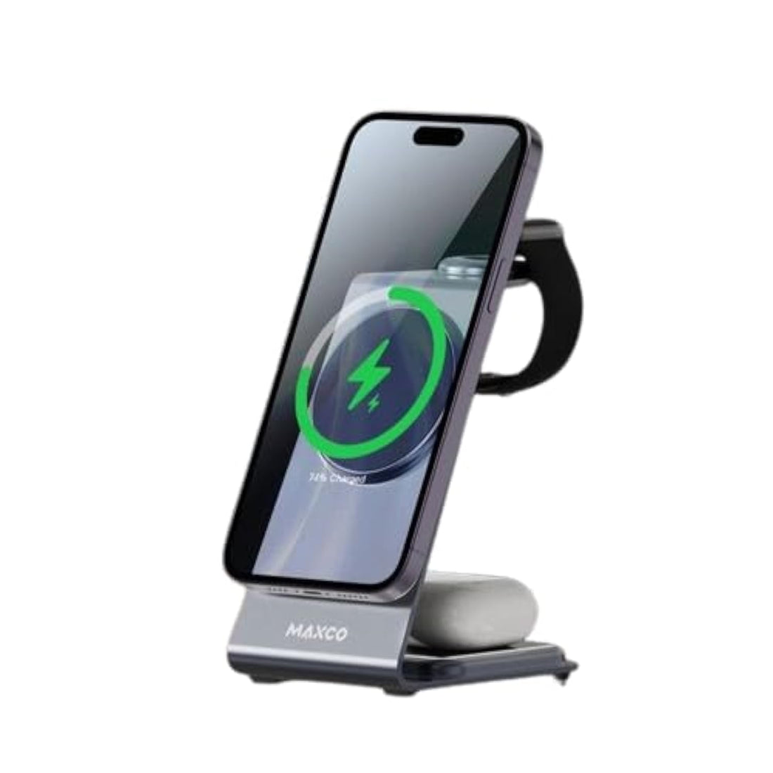 Maxco 3 in 1 Multi-Function Wireless Charger 15W MW05