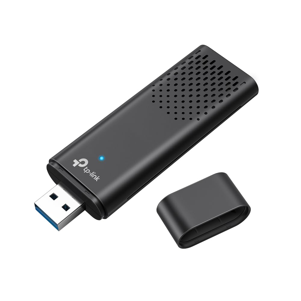 TP-Link AX1800 Wireless Dual Band Wi-Fi 6 USB Adapter (Archer TX20U) - Wireless USB Adapter with 2.4GHz, 5GHz Dual Band Antenna, SuperSpeed USB 3.0, WPA3, Windows Compatible