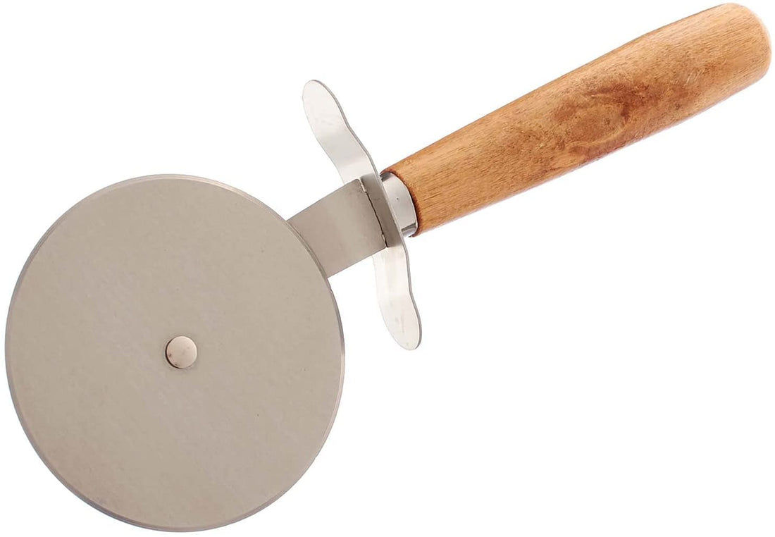 elyassin wood hand pizza cutter - colors variety