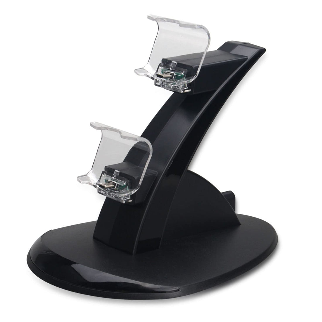 Controller Charger Station, Game Controller Charging Stand Drop Proof Portable Dual Gamepad Charger Station with Indicator for PS4 SLIM