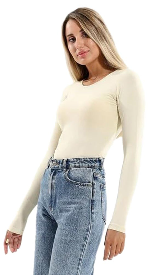 Cottonil Womens Cottonil Under Shirt No Neck Top For Women Regular fit (pack of 1)