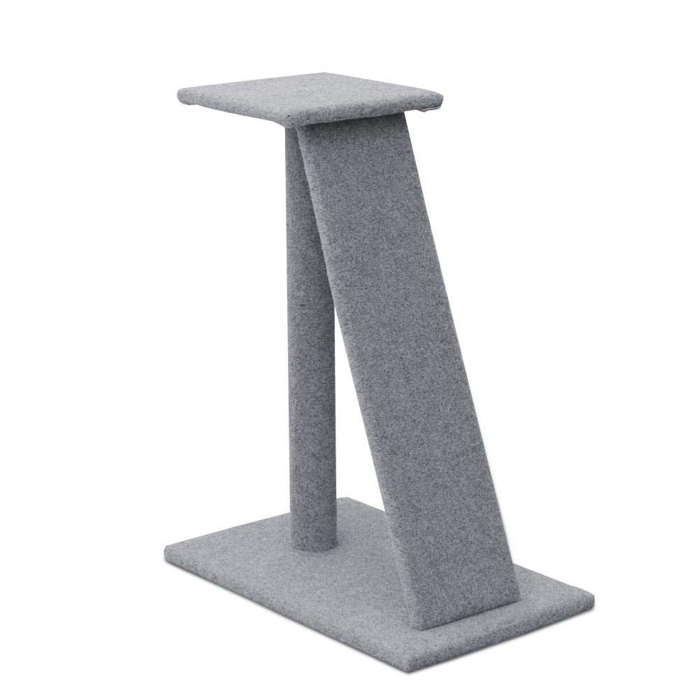 i.Pet Cat Tree Cats Tower Ultimate Scratching Post Pet Bed, 82cm Height Grey Pets Scratcher Cardboard Posts Indoor Kittens Wooden Play House Towers and Trees Corner Toys Slide