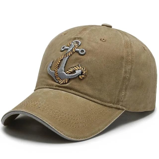 Anchor Ship Navy Cap Premium Caps And Hats, 100% Cotton