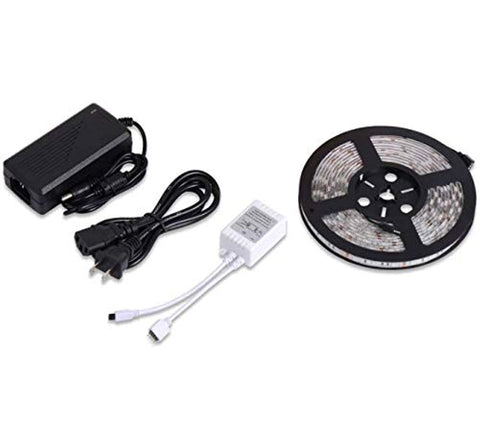RGB LeD Strip Light 5050 60led/m Flexible Neon Decor Lamp Tira Ribbon Tape Diode 44K Controller DC 12V Adapter Set Christmas