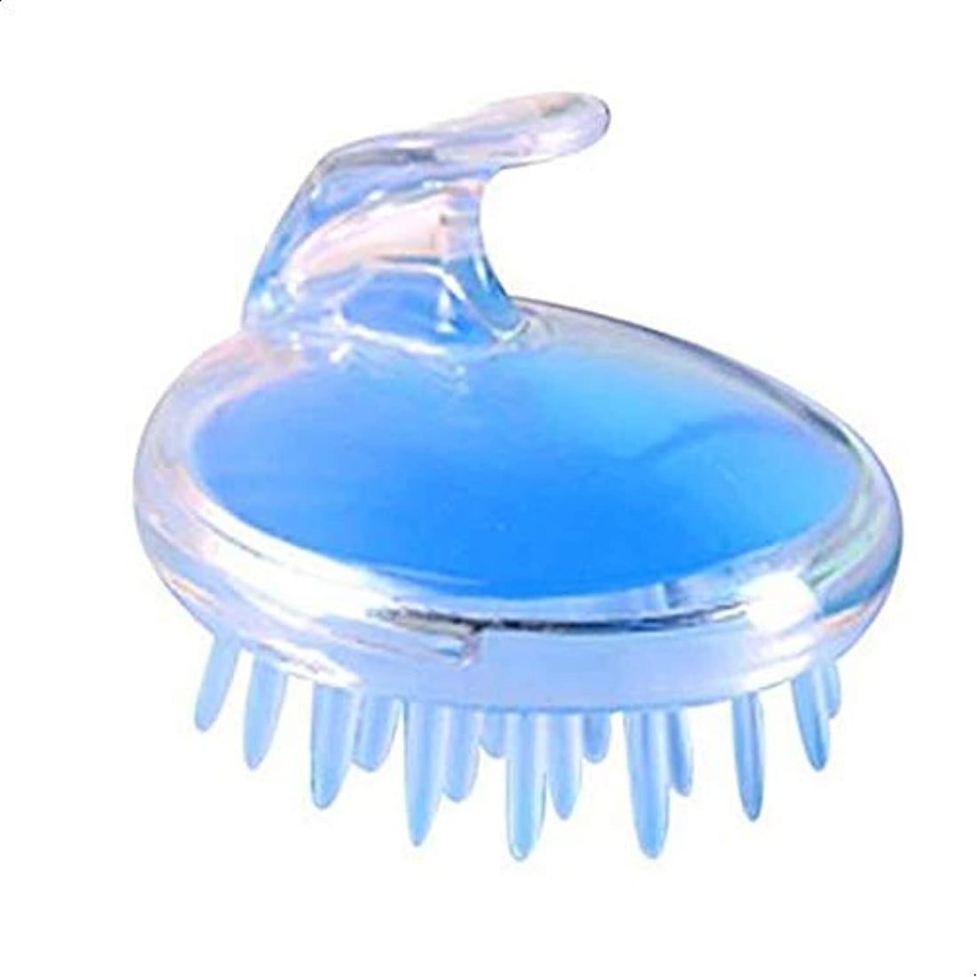 GreatFun Silicone Massager Brush Shampoo Scalp Shower Body Washing Hair Massage Comb