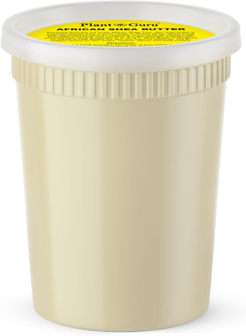 Raw African Shea Butter 32 oz. Bulk 100% Pure Natural Unrefined IVORY - Imported From Ghana - Ideal Moisturizer For Dry Skin, Body, Face And Hair Growth. Great For DIY Soap and Lip balm Making.