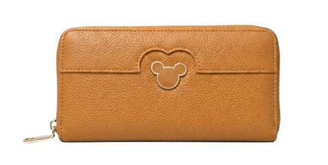 Women Long Wallet 2 Zipper Wallet - Stylish Design, Soft Leather with Large Organizational Space for Cards and Coins - Available in Multiple Colors (Brown)