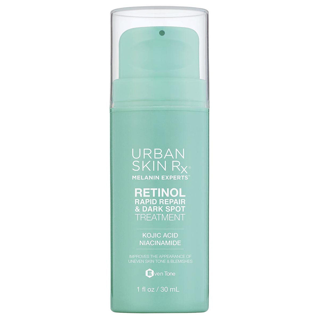 Urban Skin Rx USRx® Retinol Rapid Repair Treatment, Fast-Absorbing, Targets Fine Lines, Hyperpigmentation, and Blemishes, Fragrance-Free with Retinol, Squalane, Niacinamide and Kojic Acid, 1.0 Fl Oz