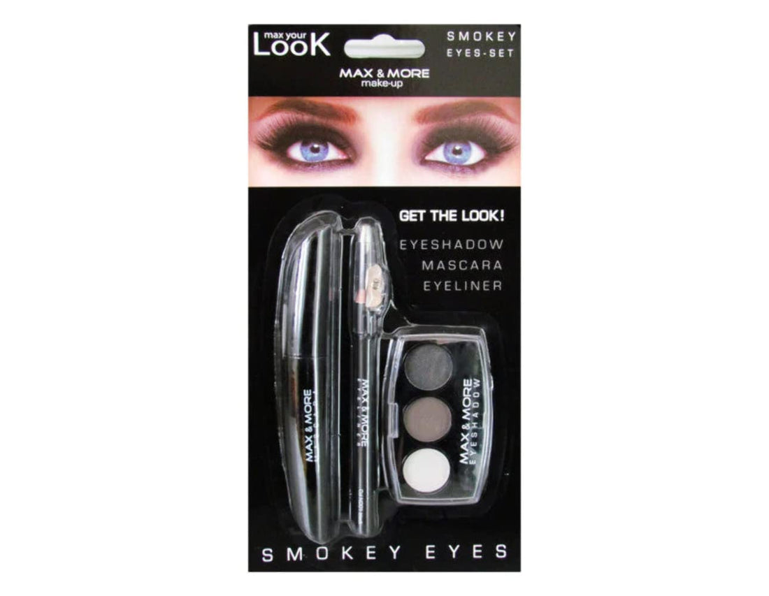 Max make up professional make up mascara, eyeliner, eyeshadoe set