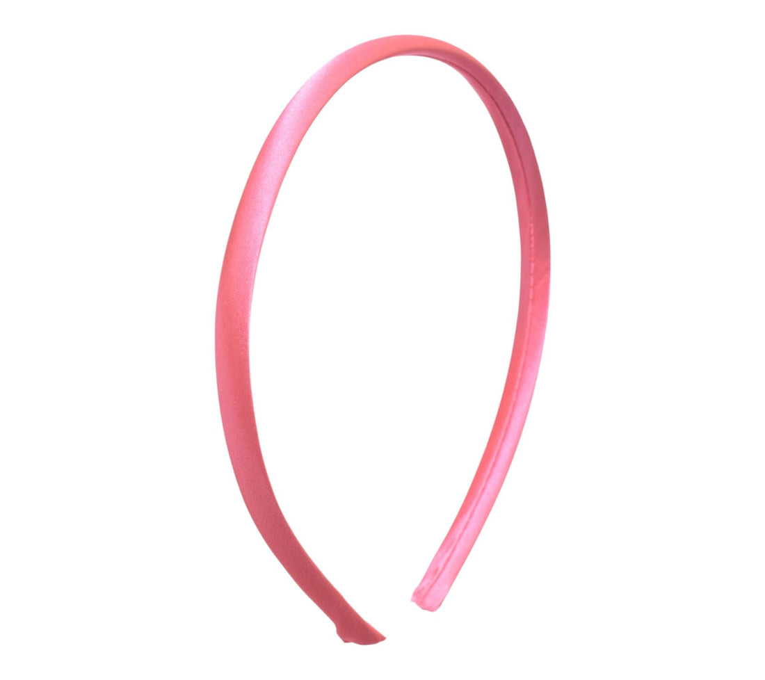 Daphne Satin Hair Band For Girls - Pink
