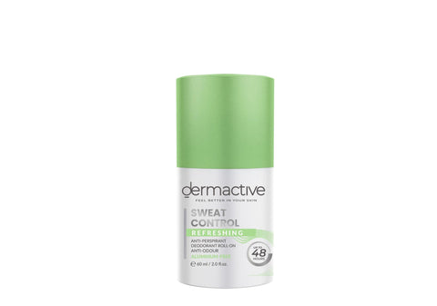 Dermactive Sweat Control Refreshing Roll-On – Aluminium Free- 60ml Stay Dry, Fresh & Confident All Day Long