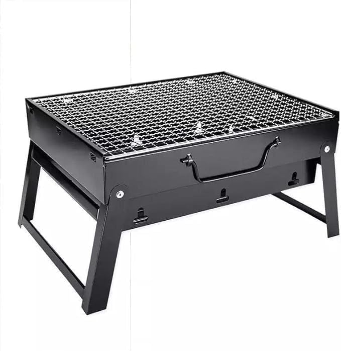 Portable Charcoal Grill for Moving Anywhere, Removable Grill Grill for Easy Cleaning, 14 Air Vents for Enhanced Airflow and Efficient Charcoal Burning